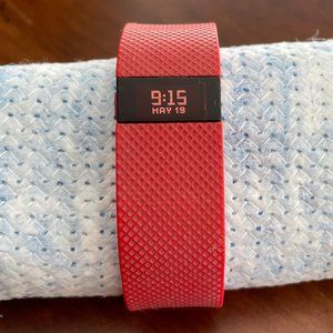 Red Fitbit Charge HR (RARE)